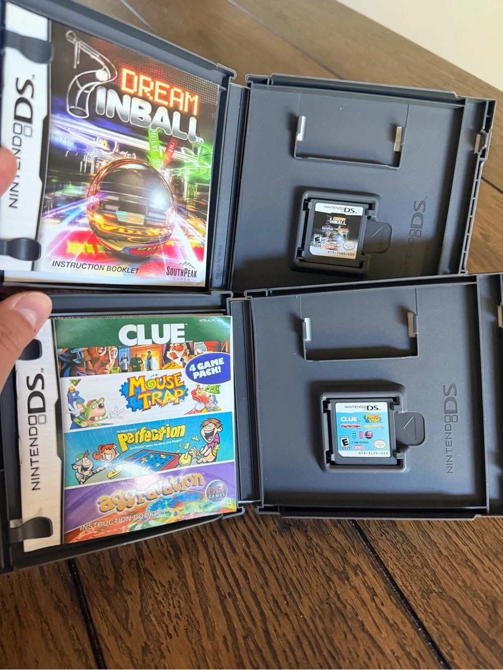 Lot of Nintendo DS Games Pets Petz Pet Resort Dream Pinball Clue Perfection